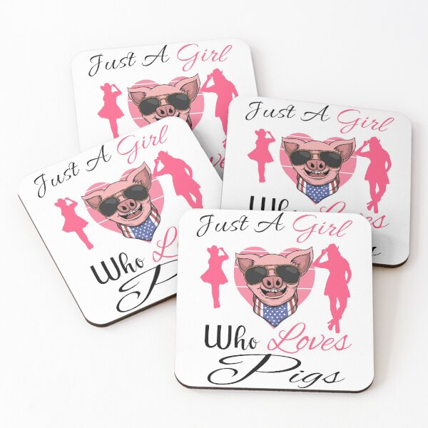 Item preview, Just A Girl Who Loves Pigs designed and sold by PRINTED ..