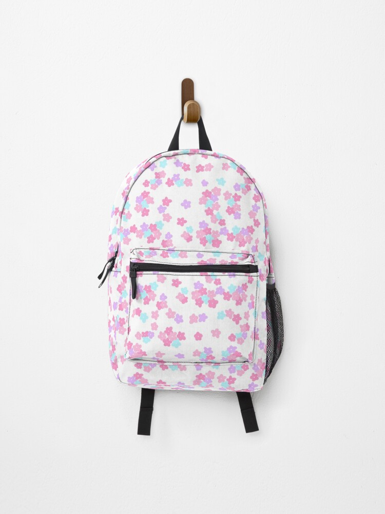 Flower print backpack hot sale