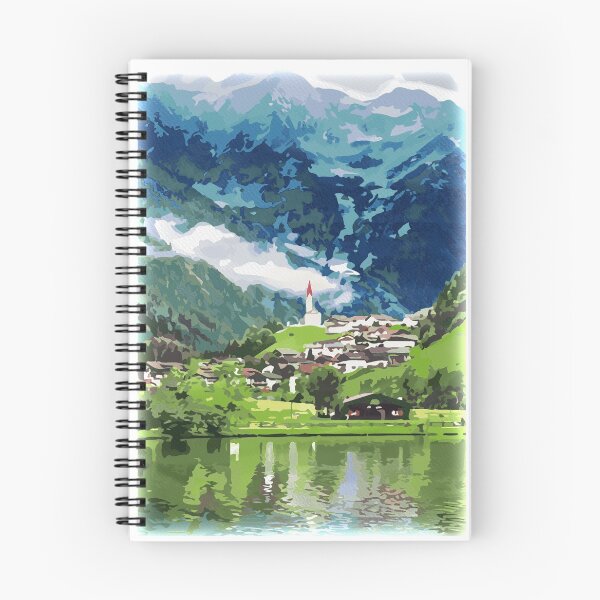 Item preview, Mountain Village designed and sold by LauraArtworks.