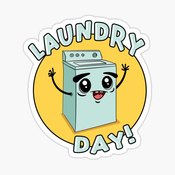 Laundry Day Stickers for Sale