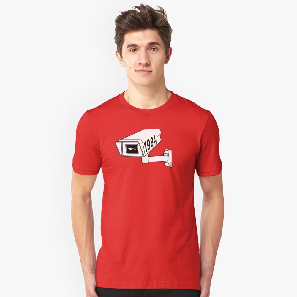 CCTV - George Orwell 1984 Slim Fit T-Shirt
