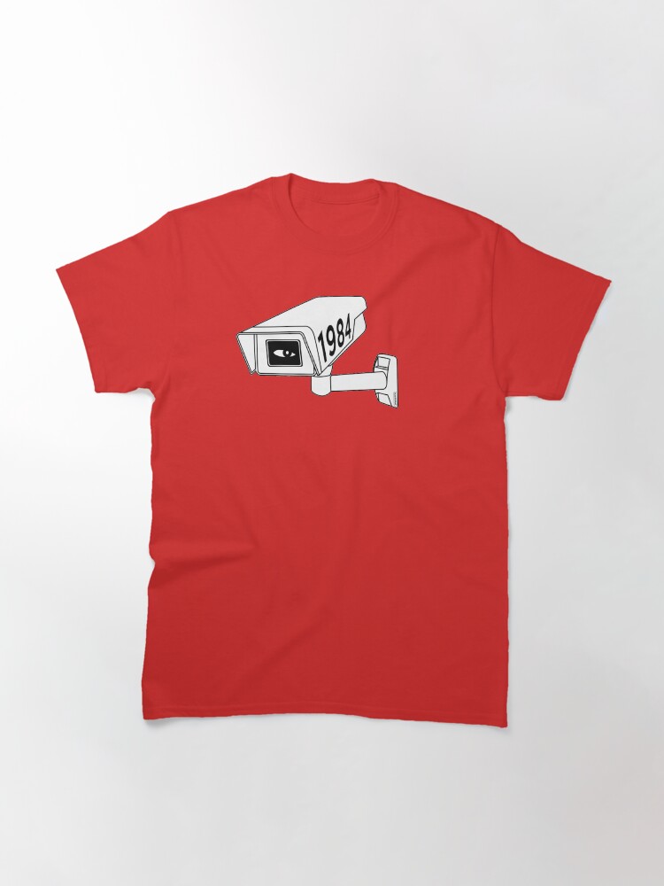 Thumbnail 3 of 7, Classic T-Shirt, CCTV - George Orwell 1984 designed and sold by thedrumstick.
