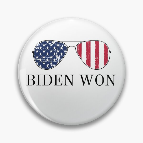Item preview, Joe Biden "Biden Won" Aviator Sunglasses Patriotic Political Quote Humor designed and sold by ZEROXCOOL.