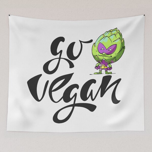 Item preview, Go Vegan Artichoke Alien  Foodie Superhero Planet 9 Superhero designed and sold by ProjectX23.