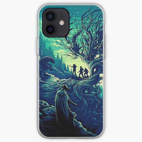 Vert arbre magique Coque souple iPhone