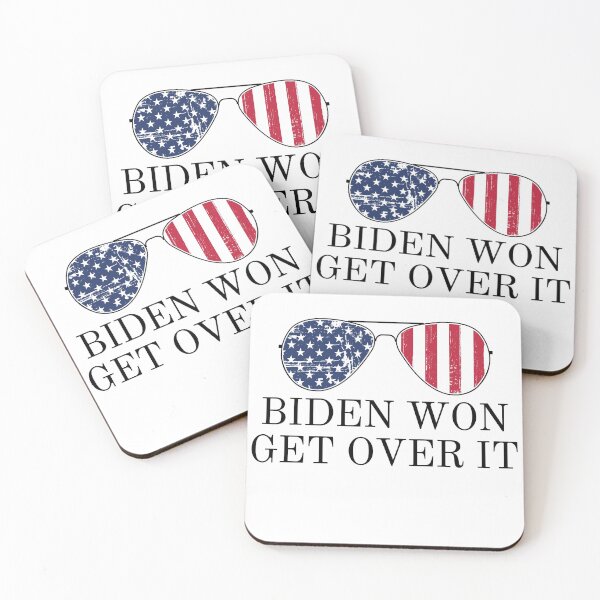 Item preview, Joe Biden "Biden Won Get Over It" Aviator Sunglasses Patriotic Political Quote Humor designed and sold by ZEROXCOOL.
