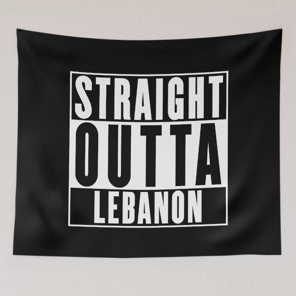 Item preview, Straight Outta Lebanon designed and sold by RandomStuffShop.