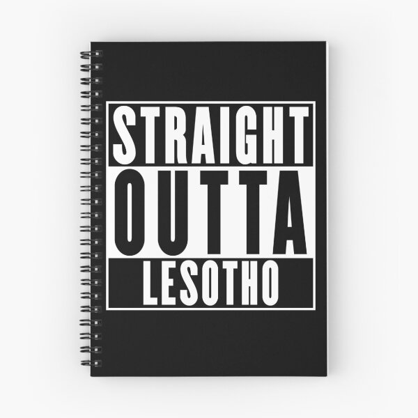 Item preview, Straight Outta Lesotho designed and sold by RandomStuffShop.
