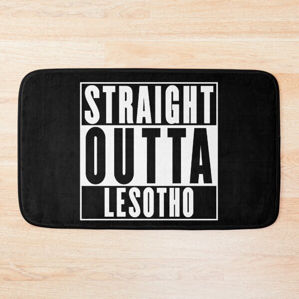 Item preview, Straight Outta Lesotho designed and sold by RandomStuffShop.