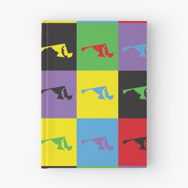 Item preview, Maryland Retro Pop Art Pattern designed and sold by ValeriesGallery.