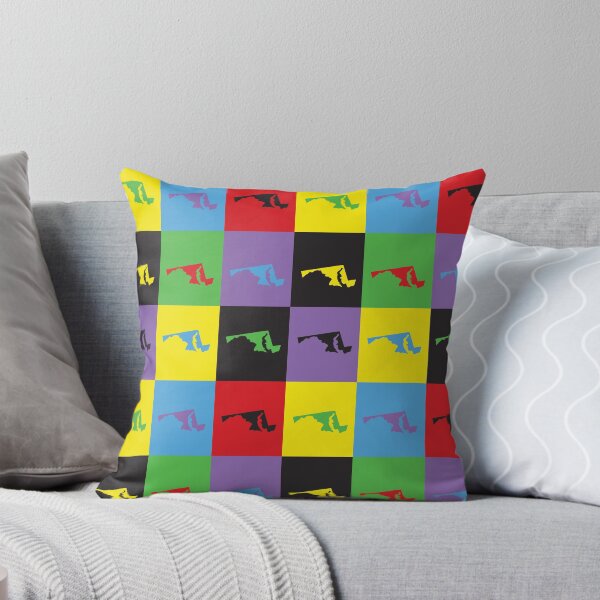 Item preview, Maryland Retro Pop Art Pattern designed and sold by ValeriesGallery.