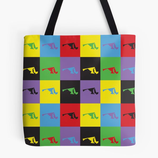 Item preview, Maryland Retro Pop Art Pattern designed and sold by ValeriesGallery.