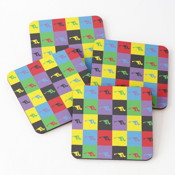 Item preview, Maryland Retro Pop Art Pattern designed and sold by ValeriesGallery.