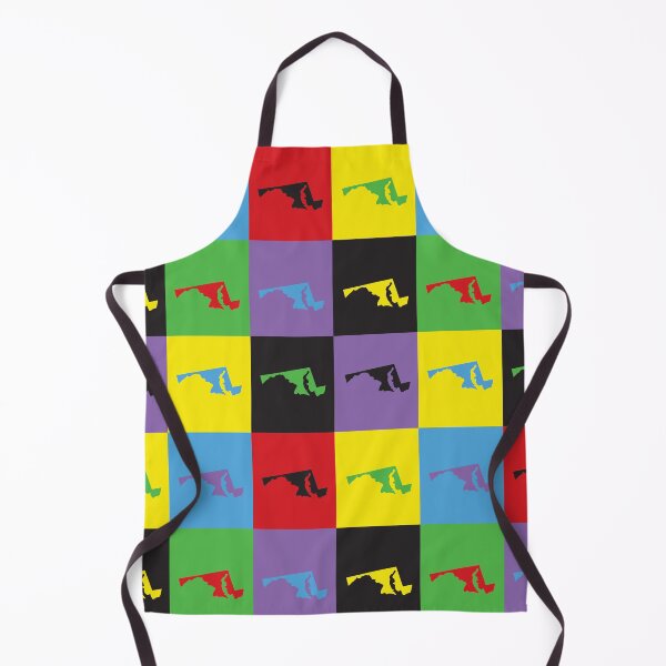 Item preview, Maryland Retro Pop Art Pattern designed and sold by ValeriesGallery.