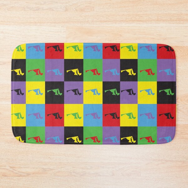 Item preview, Maryland Retro Pop Art Pattern designed and sold by ValeriesGallery.