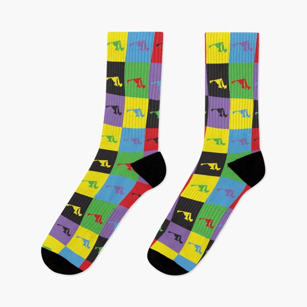 Item preview, Maryland Retro Pop Art Pattern designed and sold by ValeriesGallery.