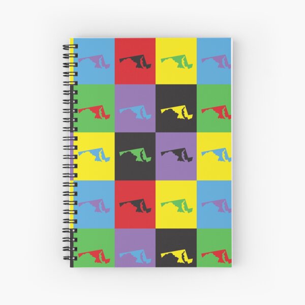 Item preview, Maryland Retro Pop Art Pattern designed and sold by ValeriesGallery.