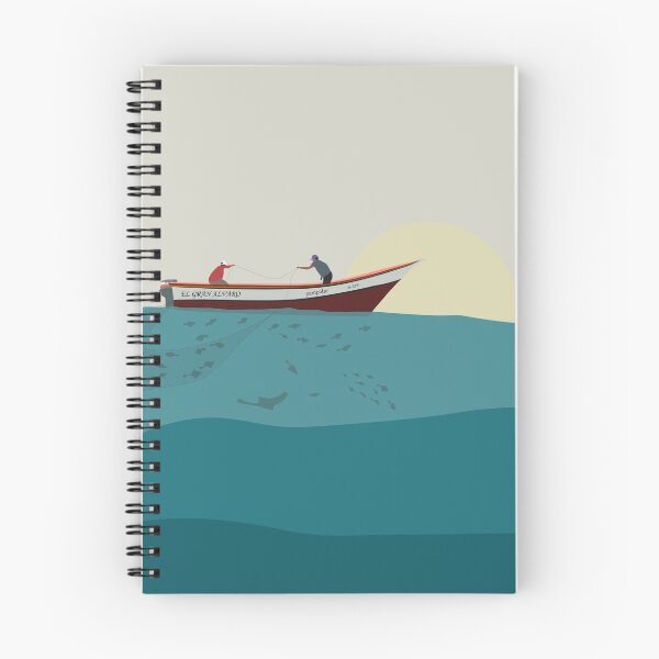 Item preview, artisanal fishing designed and sold by Ilustramery.