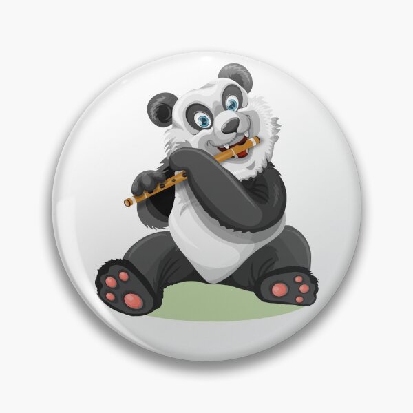Item preview, Panda Playing the Flute designed and sold by Budwell-Ind.