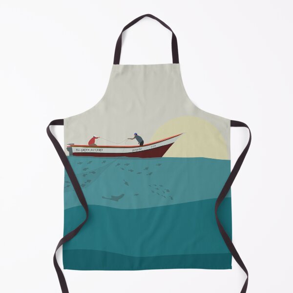 Item preview, artisanal fishing designed and sold by Ilustramery.