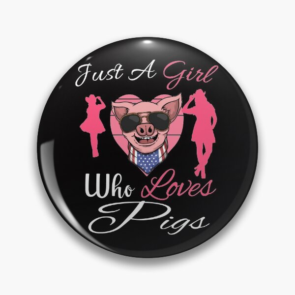 Item preview, Just A Girl Who Loves Pigs designed and sold by PRINTED ..