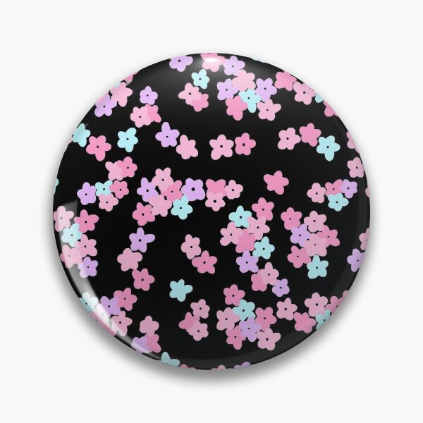 Item preview, flower print (black) designed and sold by angelarchives.