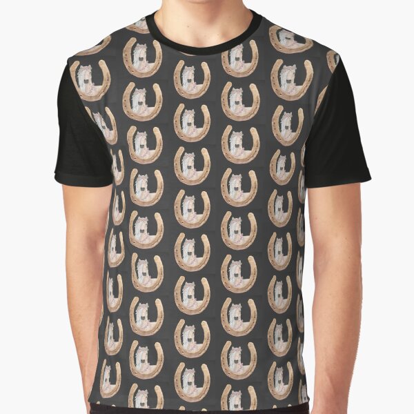 Horse and shoe Graphic T-Shirt