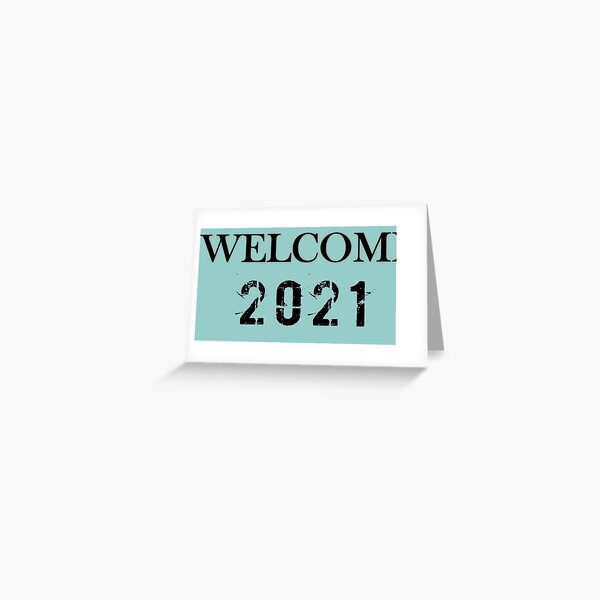 Item preview, Welcome 2021 #2 designed and sold by Achily.