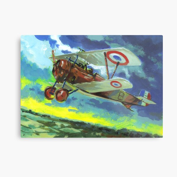 Great War biplane Nieuport 17 Metal Print