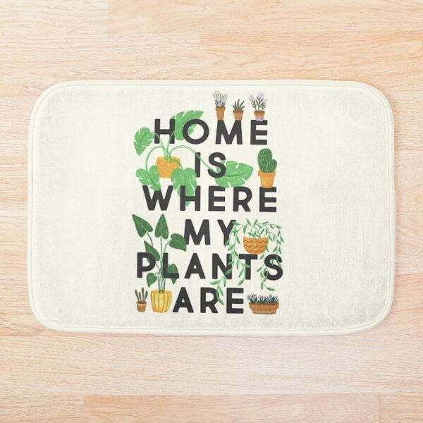 Item preview, home is where my plants are print designed and sold by emmaelizabethhh.