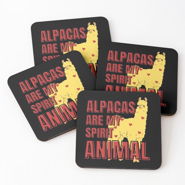 Item preview, Alpacas are my spirit animal designed and sold by crikz.