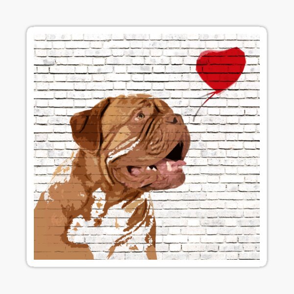 Item preview, Dogue De Bordeaux Banksy Style designed and sold by The Curious Dog Shop.