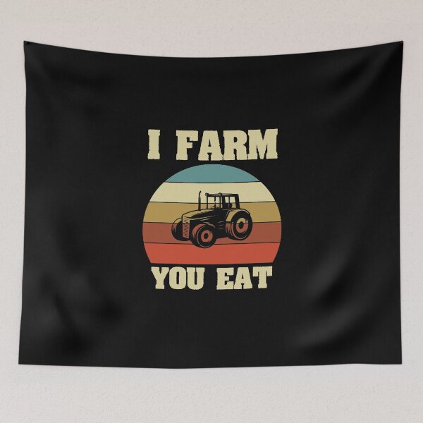 Item preview, I Farm You Eat Funny Farmer / Farming gift idea designed and sold by Chamssou.