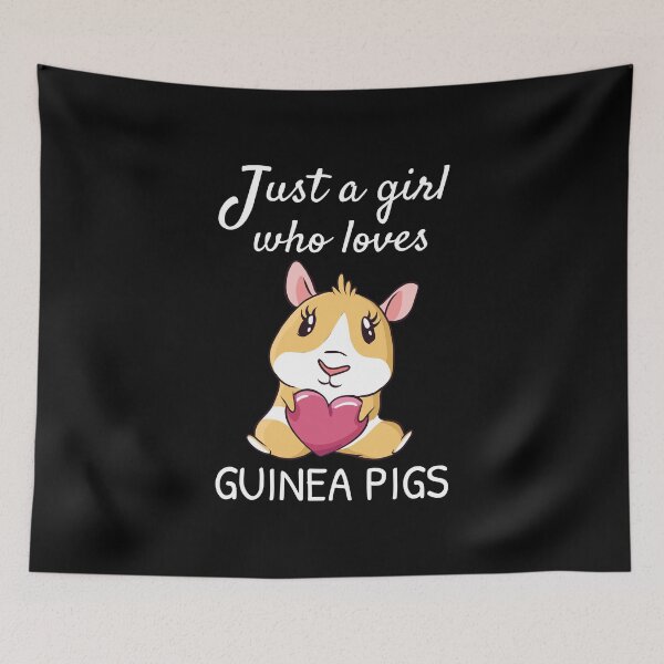 Item preview, Just A Girl Who Loves Guinea Pigs I designed and sold by Lemon Pepper.