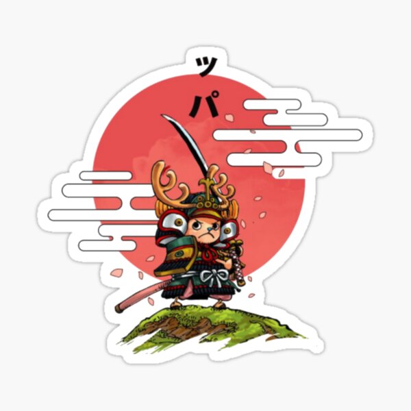 Samourai Luffy Stickers Redbubble Samourai Luffy Stickers Redbubble
