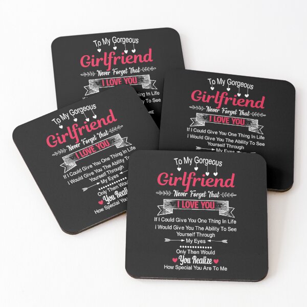 Item preview, To My Gorgeous Girlfriend Never Forget That I Love You : Valentines Day Gifts for Girlfriend Sweetheart Wifey Wife Lover Girl Honey Couples Gifts for Girlfriend From Boyfriend designed and sold by NiceTee21.
