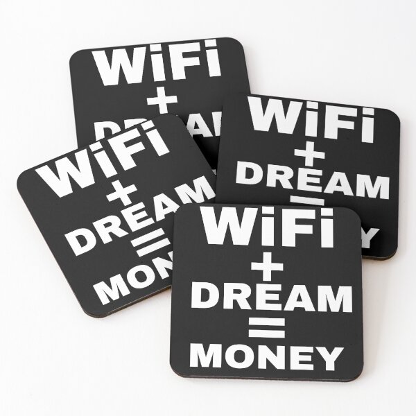 Item preview, WiFi plus dream equal money designed and sold by Angees.