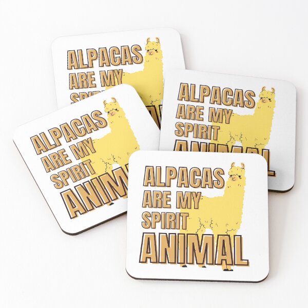 Item preview, Alpacas are my spirit animal designed and sold by crikz.