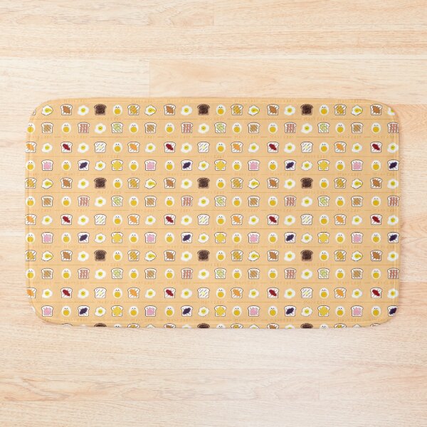 Item preview, Cute Breakfast Toasts and Eggs Complete Pattern designed and sold by manyeggy.