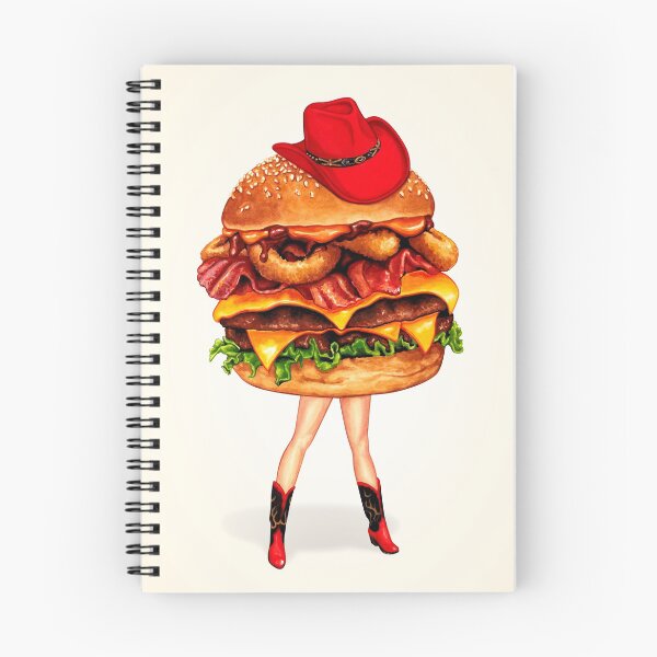 Item preview, Rodeo Burger Cowgirl Pin-Up designed and sold by Kelly  Gilleran.
