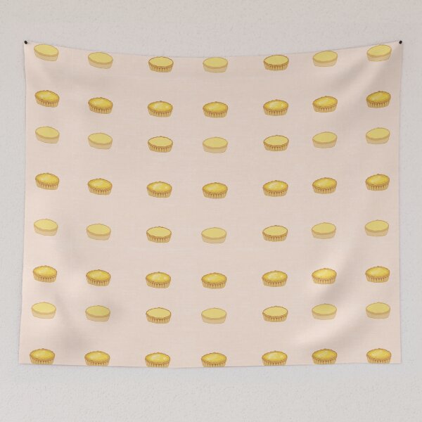 Item preview, Egg Tart Pink Pattern designed and sold by manyeggy.