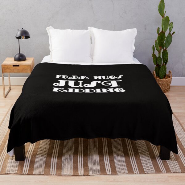 Item preview, Free Hugs Just Kidding Black designed and sold by DamaliePierre.