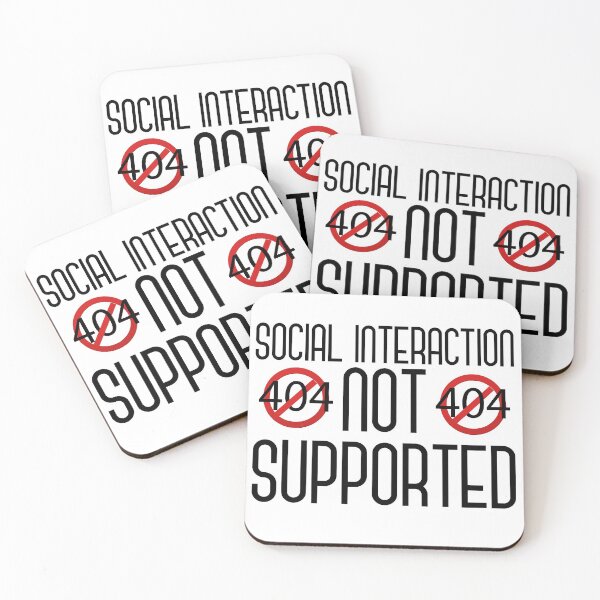Item preview,   Social Interaction Not Supported designed and sold by ADAMYASS.