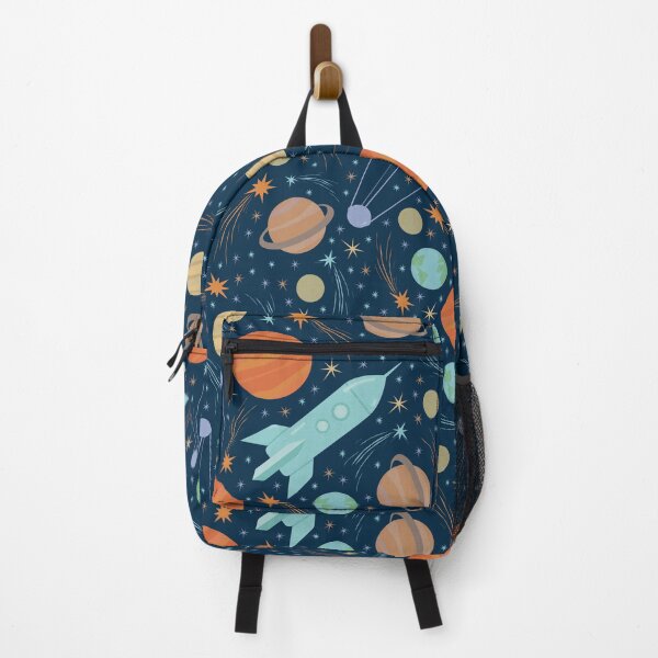 Item preview, Galaxy stars planets and space ships pattern designed and sold by PG Illustration.