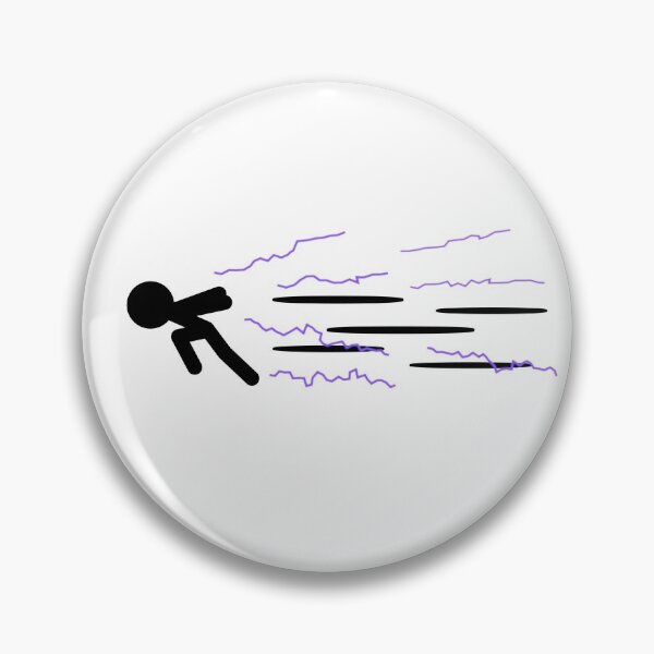 Item preview, Stickman running superspeed stickfigure designed and sold by Twonumbernines.