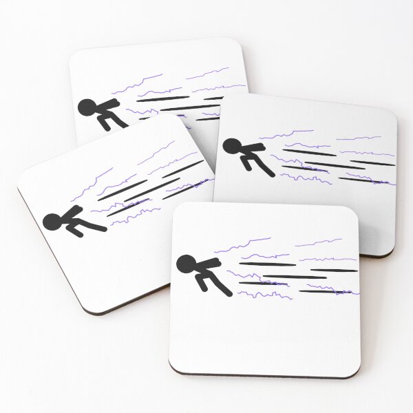 Item preview, Stickman running superspeed stickfigure designed and sold by Twonumbernines.