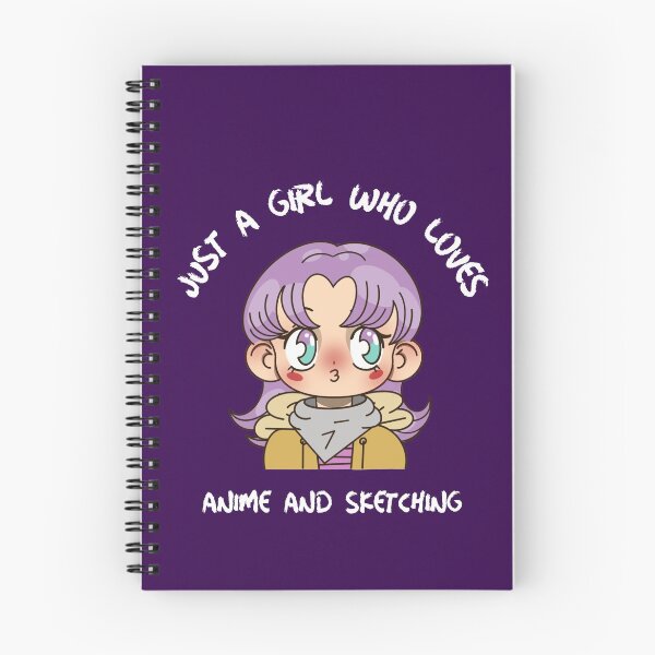 Item preview, Just A Girl Who Loves Anime And Sketching designed and sold by PrintexDesigns.
