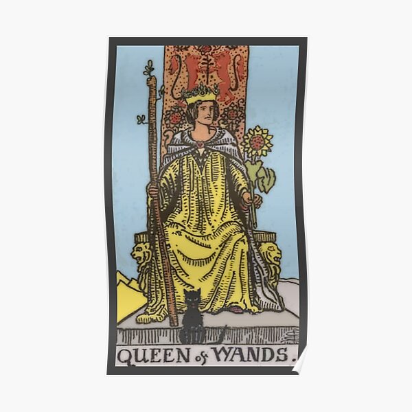 (High Quality) Queen of Wands Poster
