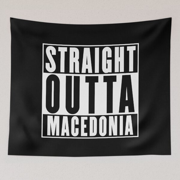 Item preview, Straight Outta Macedonia designed and sold by RandomStuffShop.