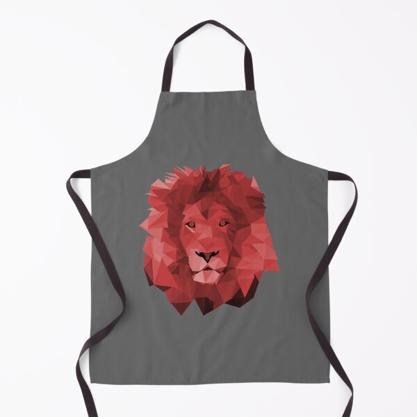 Item preview, Red Lion Low poly Face Cool Zoo Animals designed and sold by hashemds.
